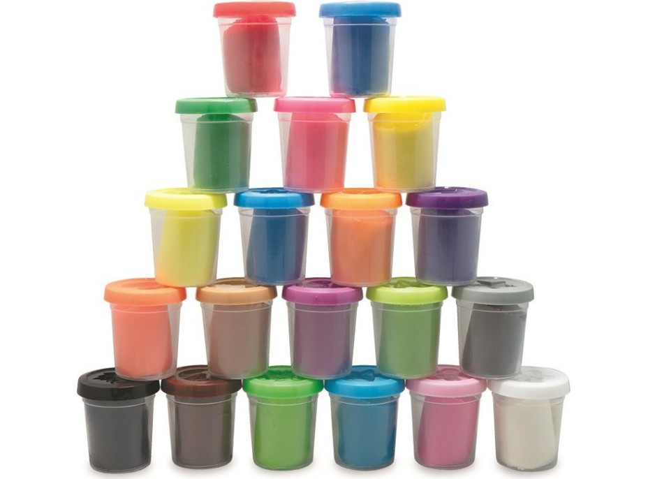 MAC TOYS Veselá modelína 20 x 85g
