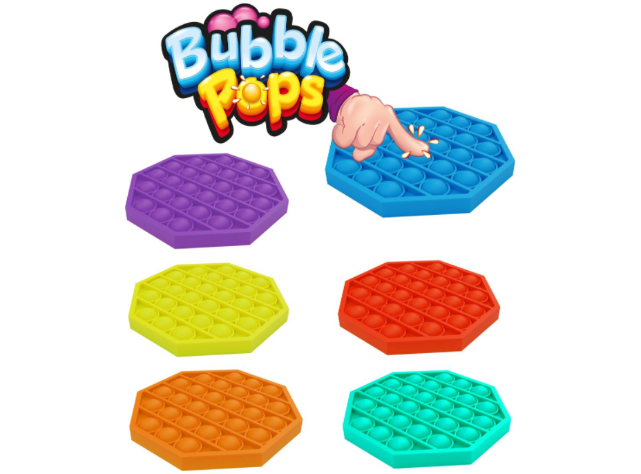 TEDDIES Bubble pops - Praskající bubliny 1ks (mix)