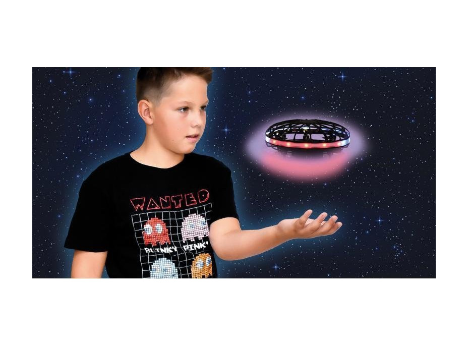 MAC TOYS Létající ufo - černé