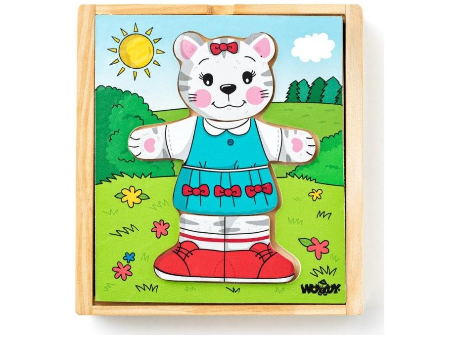 WOODY Oblékání - Kočička