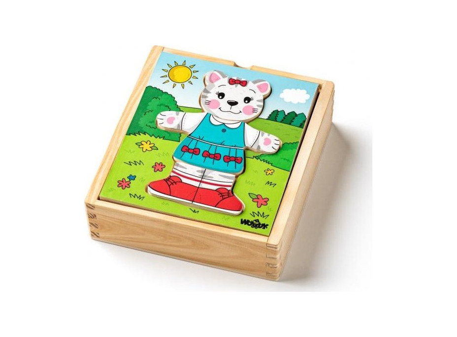 WOODY Oblékání - Kočička