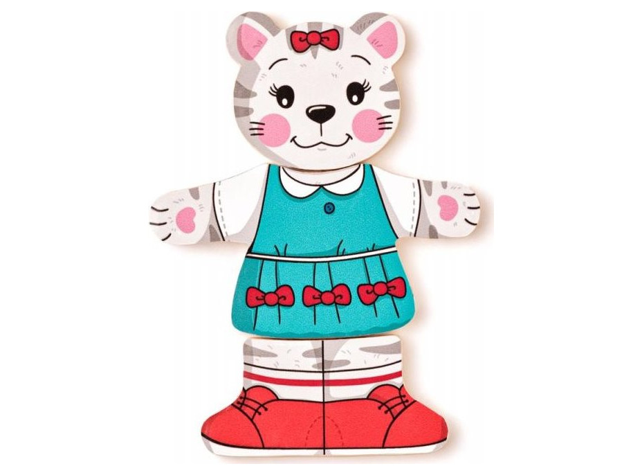 WOODY Oblékání - Kočička