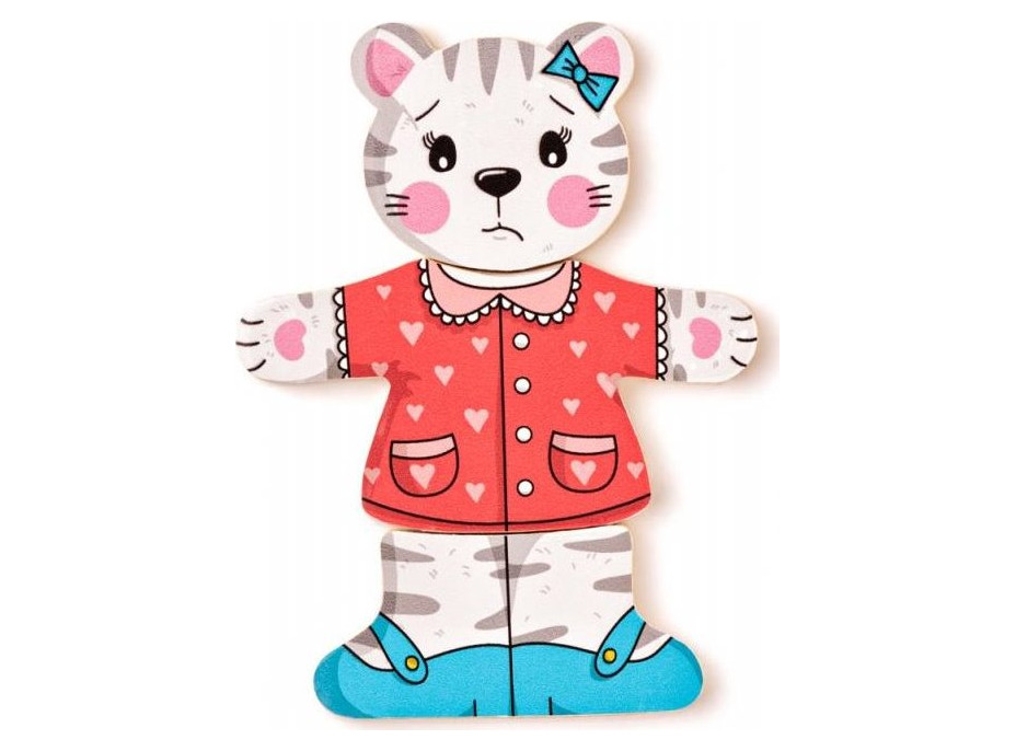 WOODY Oblékání - Kočička