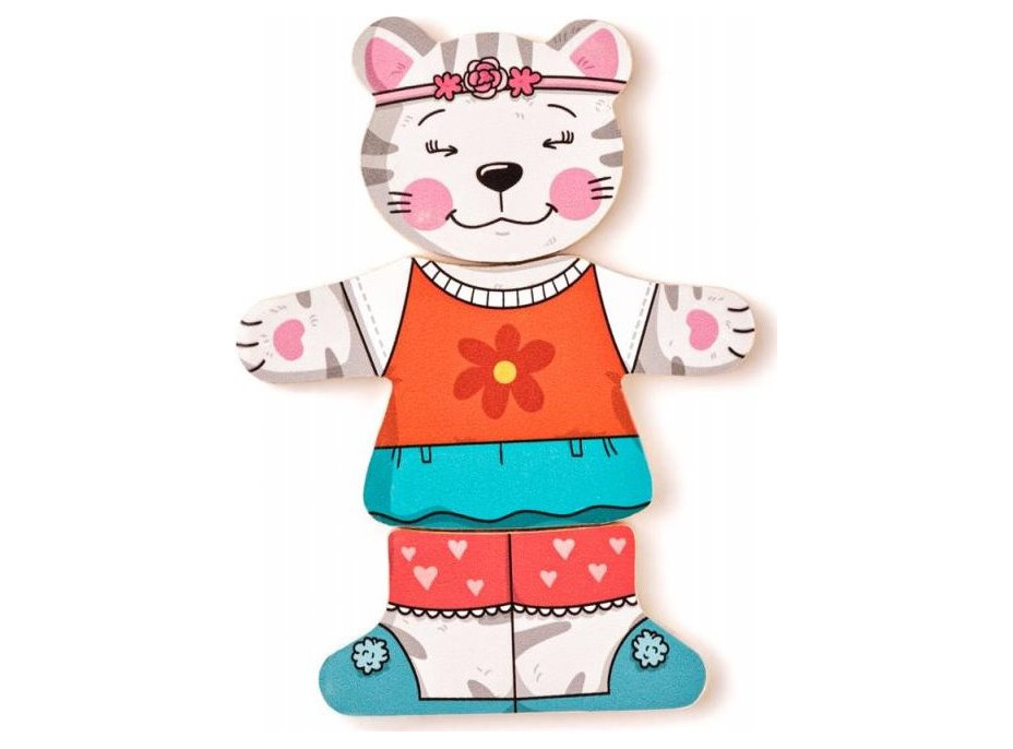 WOODY Oblékání - Kočička