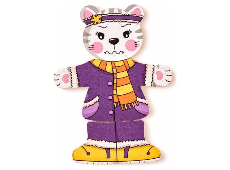 WOODY Oblékání - Kočička