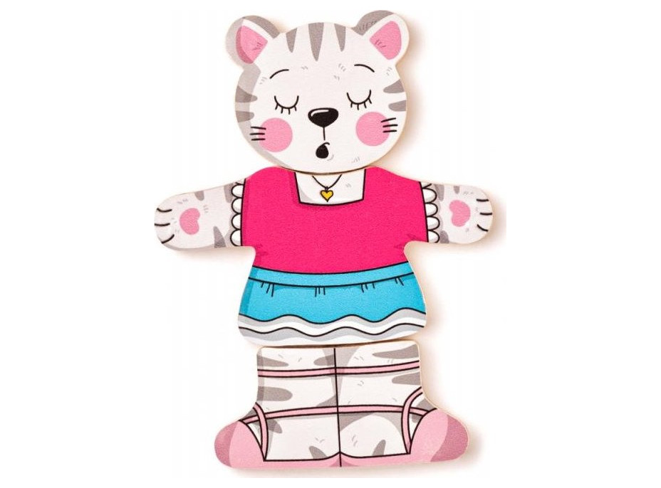 WOODY Oblékání - Kočička