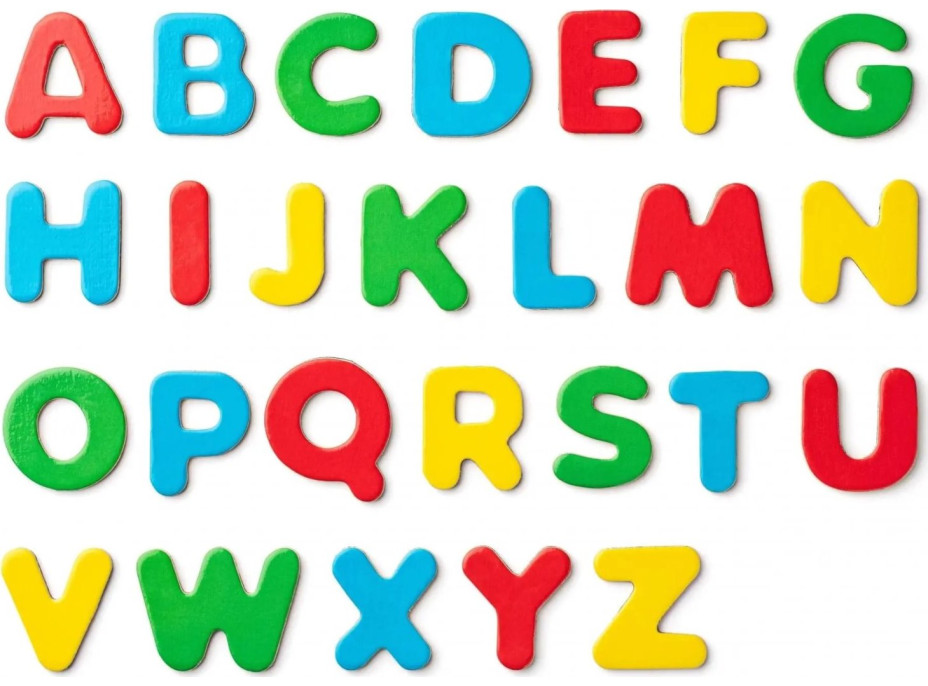 WOODY Oboustranná tabule ABC