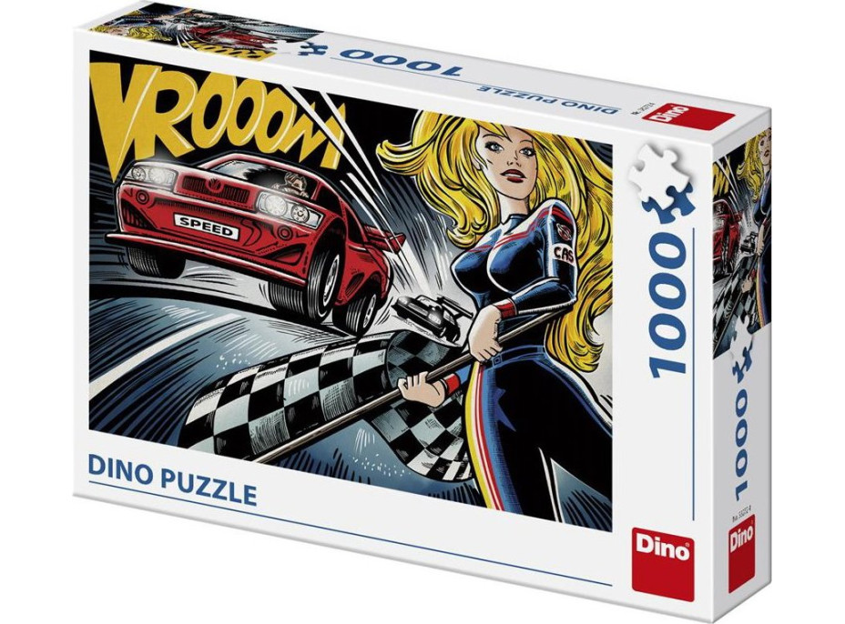 DINO Puzzle Pop Art: Závody 1000 dílků