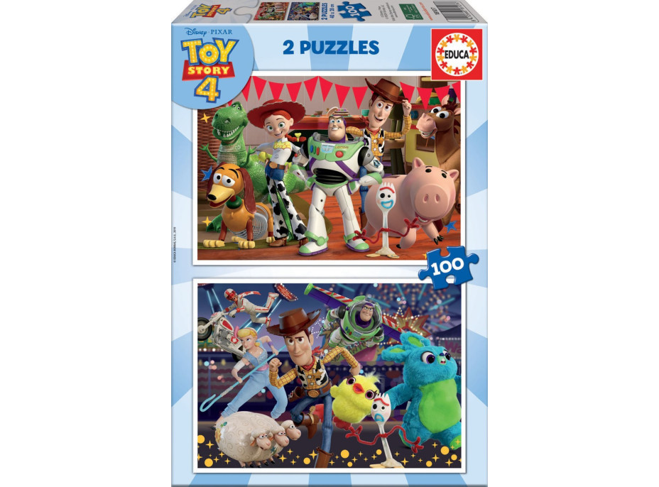 EDUCA Puzzle Toy Story 4, 2x100 dílků