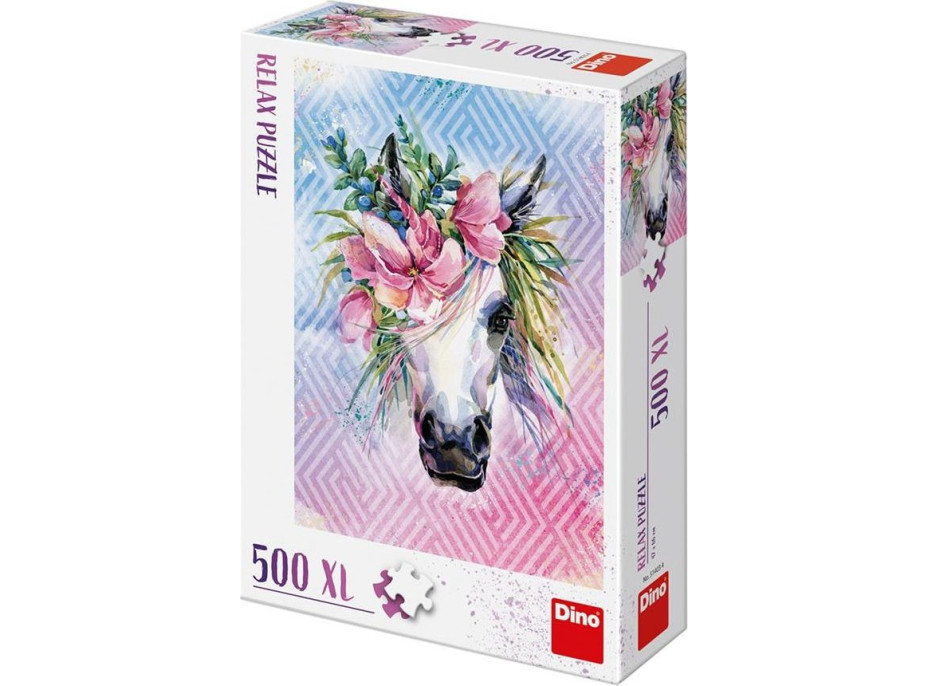 DINO Relax puzzle Jednorožec XL 500 dílků