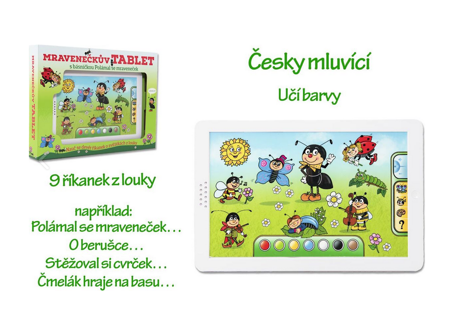TEDDIES Mravenečkův tablet