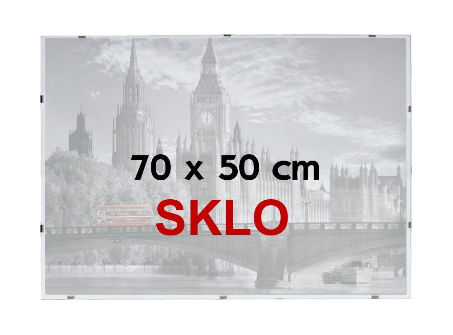 BFHM Rám na puzzle Euroclip 70x50cm (sklo)