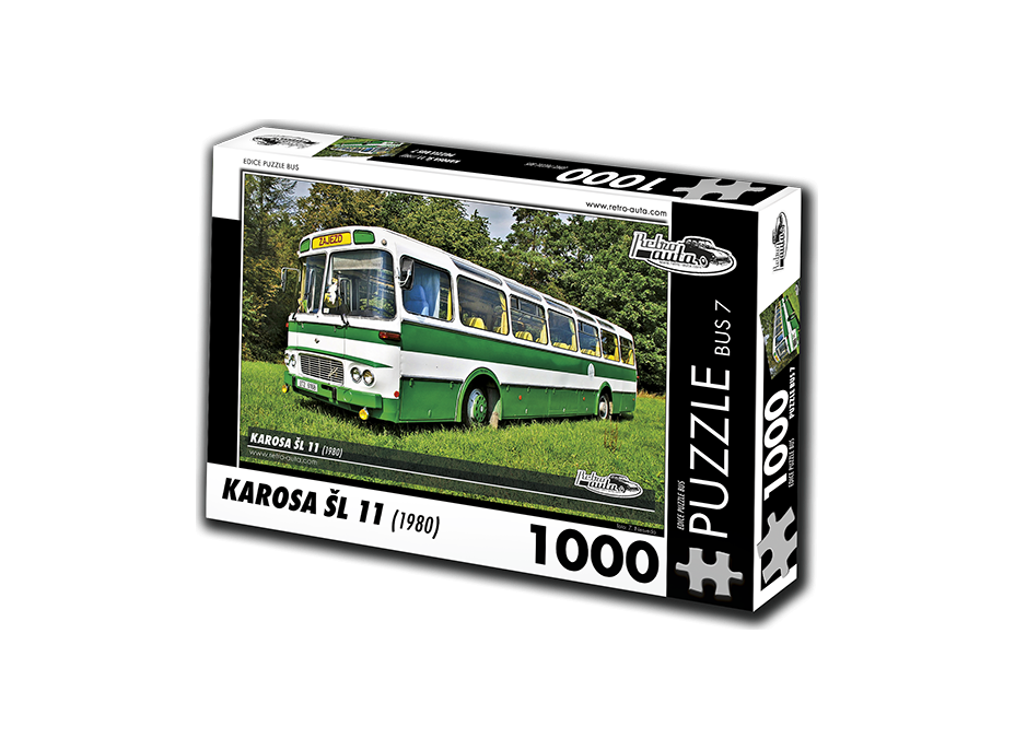 RETRO-AUTA Puzzle BUS č. 7 Karosa ŠL 11 (1980) 1000 dílků