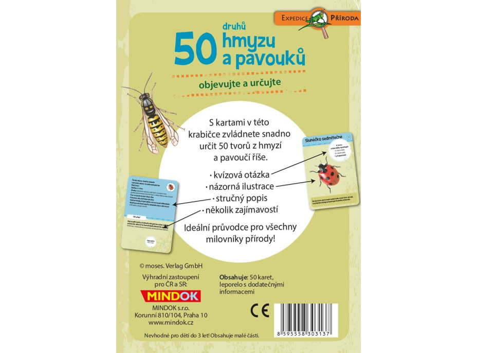 MINDOK Expedice příroda: 50 druhů hmyzu a pavouků