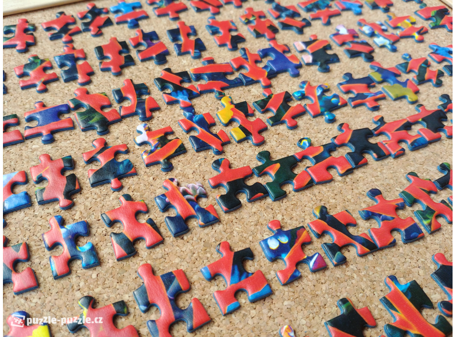 Korková podložka pod puzzle 56x36cm