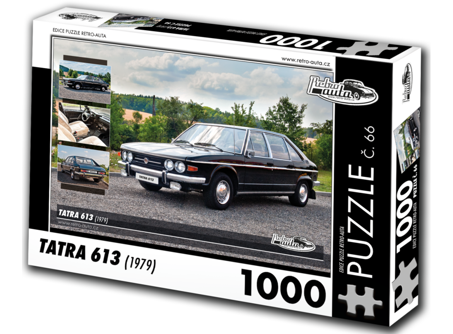 RETRO-AUTA Puzzle č. 66 Tatra 613 (1979) 1000 dílků