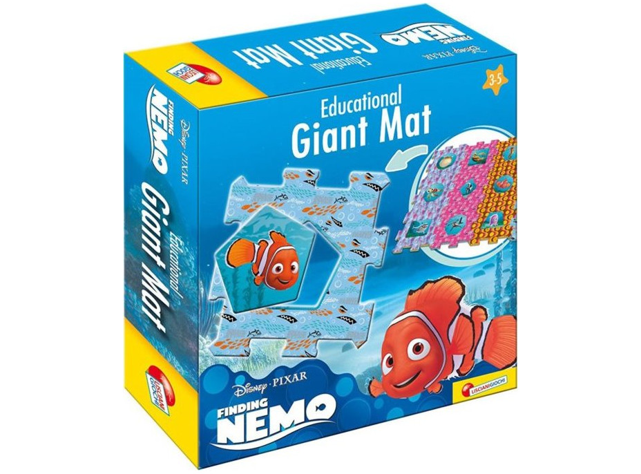 LISCIANI Puzzle Hledá se Nemo GIANT MAT 12 dílků