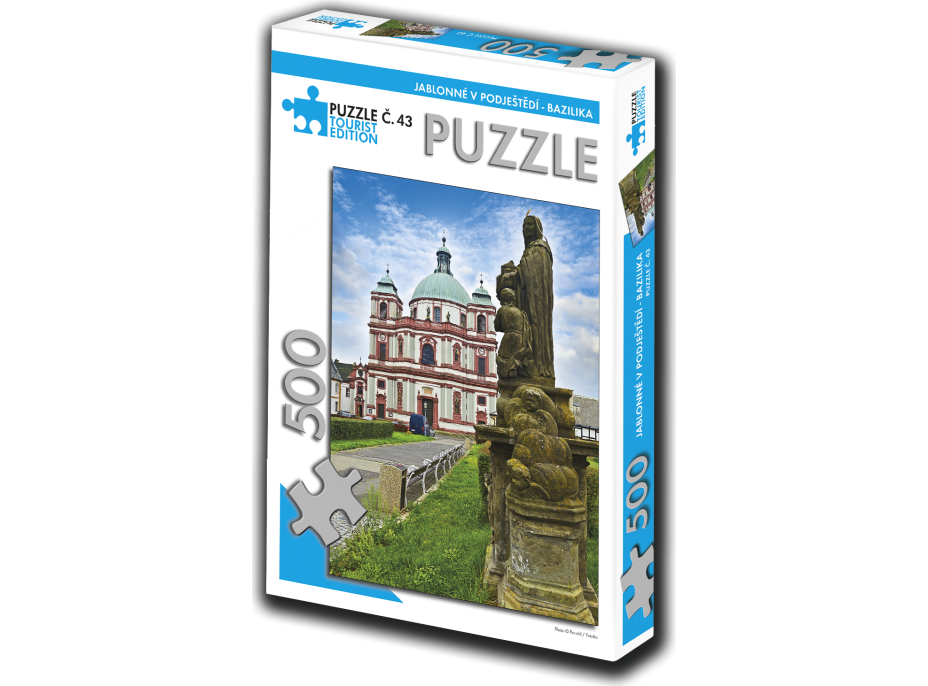 TOURIST EDITION Puzzle Jablonné v Podještědí, bazilika 500 dílků (č.43)