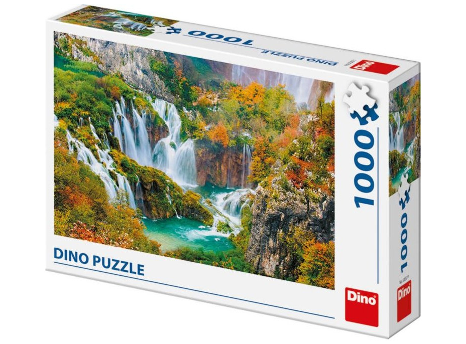 DINO Puzzle Plitvická jezera, Chorvatsko 1000 dílků