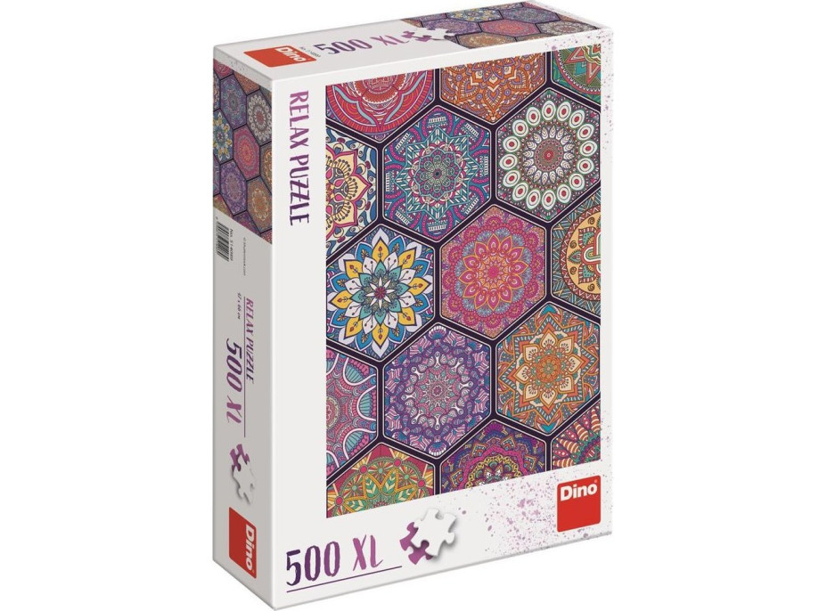 DINO Relax puzzle Mandaly XL 500 dílků