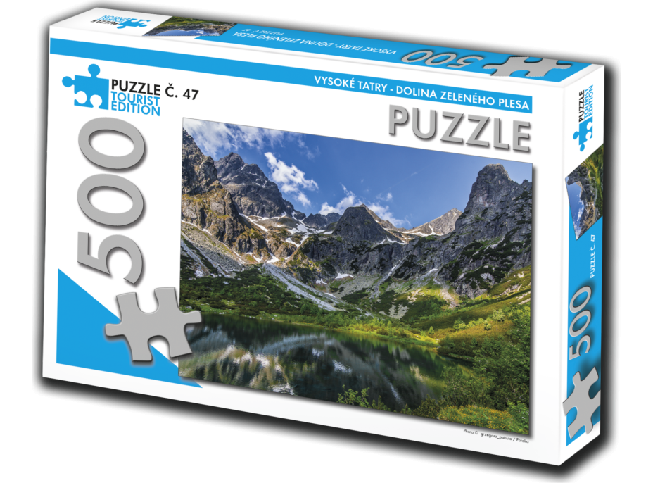 TOURIST EDITION Puzzle Vysoké Tatry, Dolina Zeleného plesa 500 dílků (č.47)