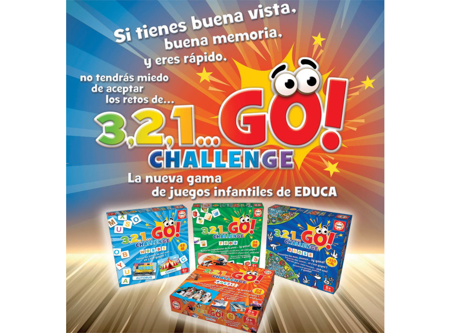 EDUCA Hra 3,2,1… GO! Challenge Slova (anglicky)