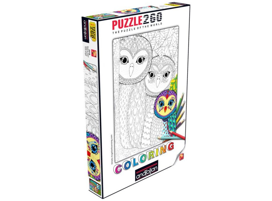 ANATOLIAN Coloring puzzle Rodina soviček 260 dílků