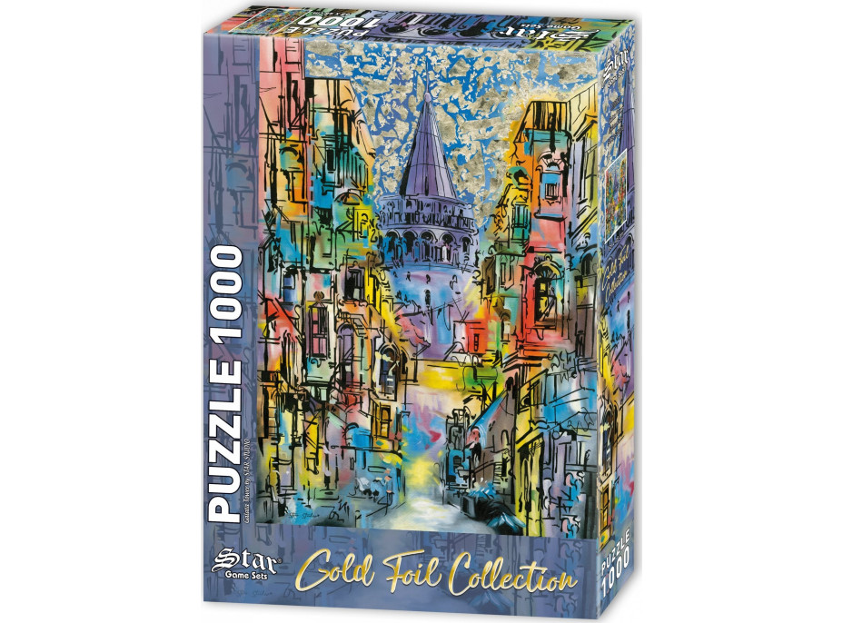 STAR Metalické puzzle Galatská věž 1000 dílků