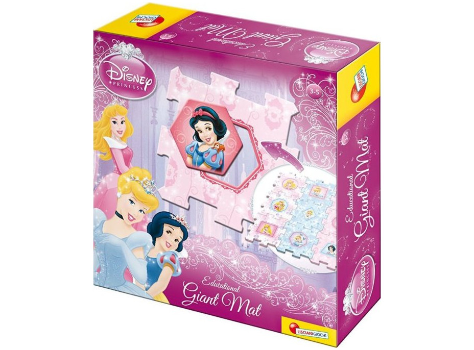 LISCIANI Puzzle Disney princezny GIANT MAT 12 dílků