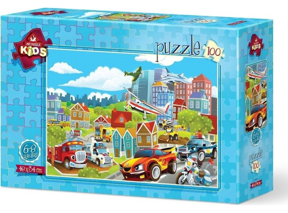 ART PUZZLE Puzzle Dopravní prostředky 100 dílků