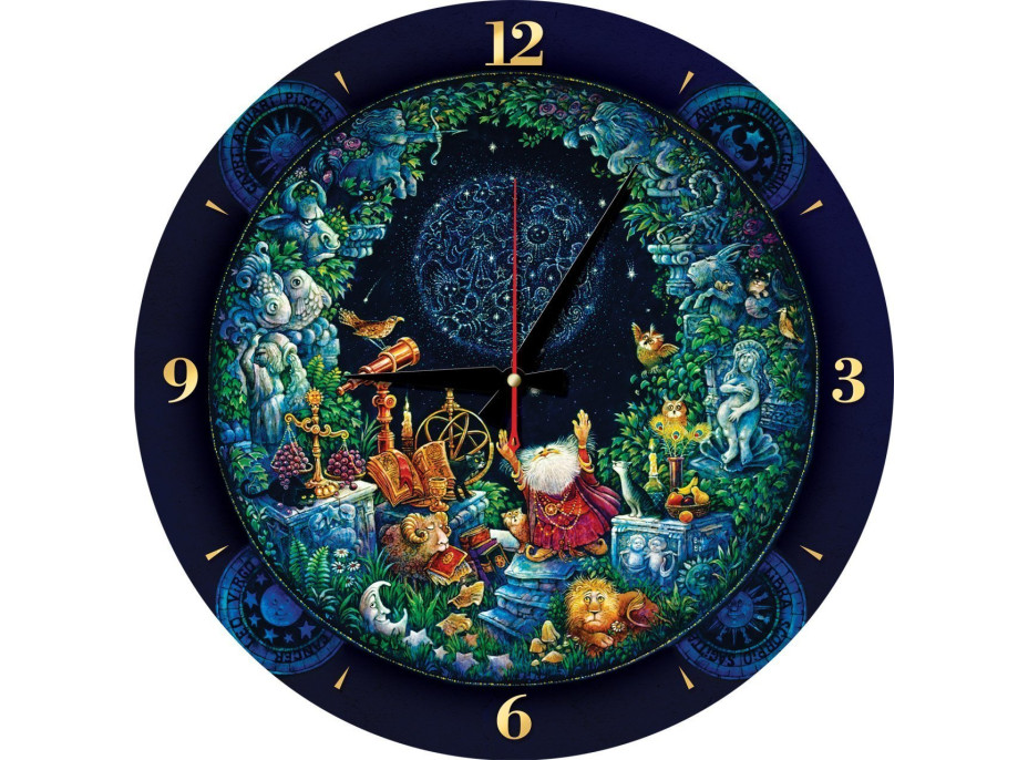 ART PUZZLE Puzzle hodiny Astrologie 570 dílků (včetně rámu)