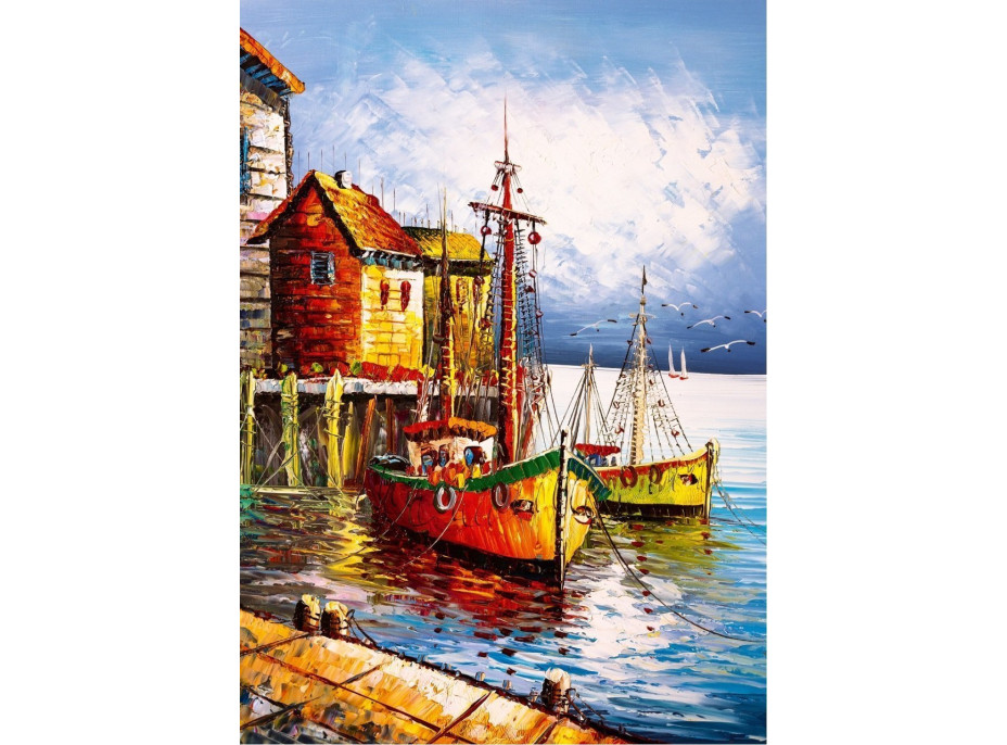 ART PUZZLE Puzzle Oranžový přístav 500 dílků