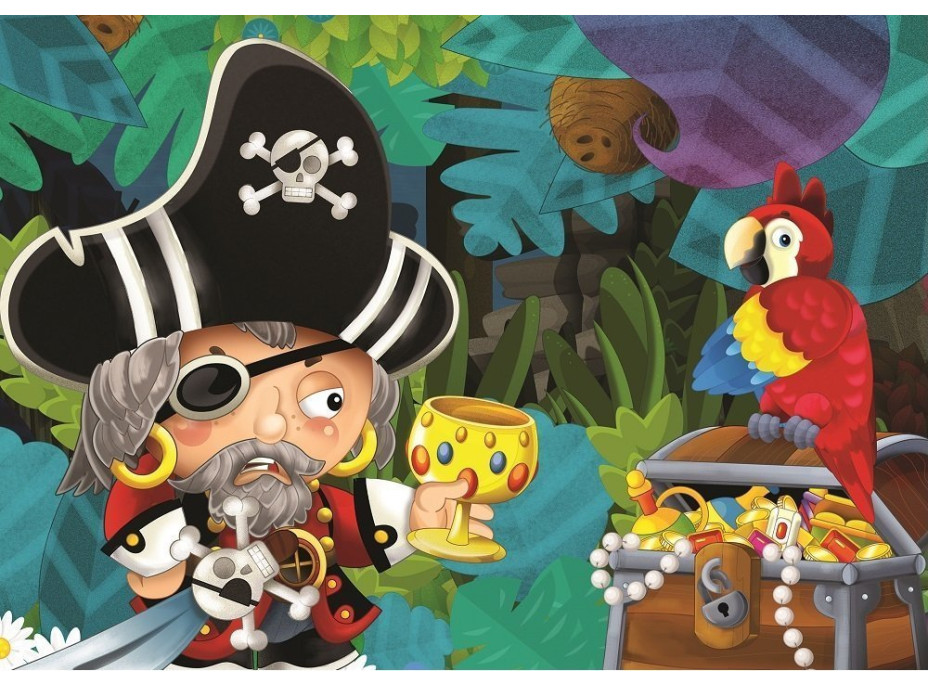 ART PUZZLE Puzzle Piráti 2x100 dílků