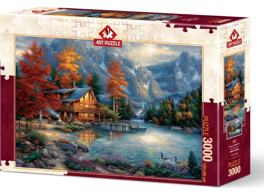 ART PUZZLE Puzzle Podzimní zrcadlení 3000 dílků