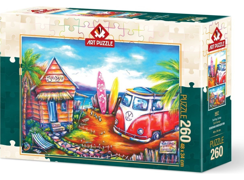 ART PUZZLE Puzzle Surfařský kemp 260 dílků