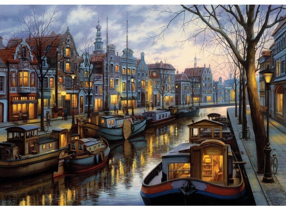 ART PUZZLE Puzzle Světla kanálu 1500 dílků