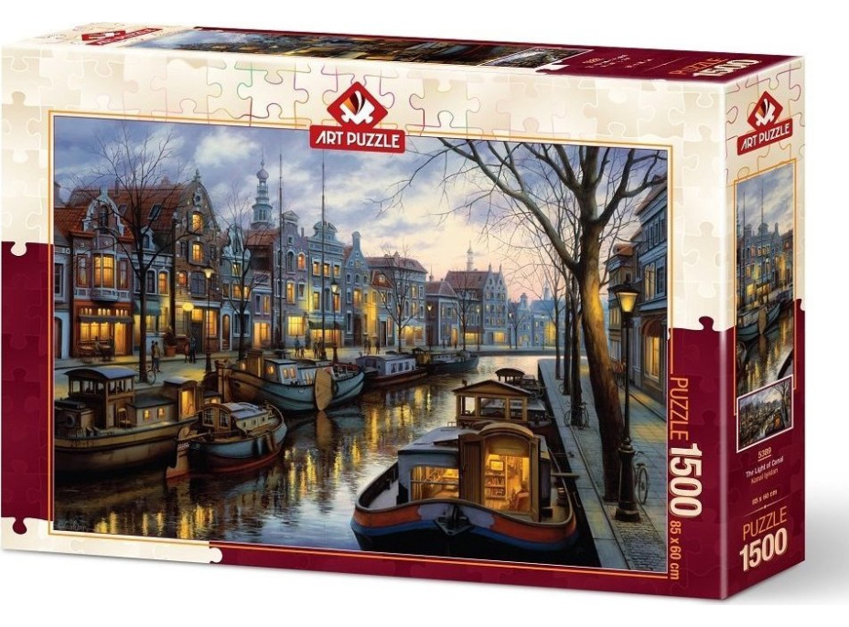 ART PUZZLE Puzzle Světla kanálu 1500 dílků