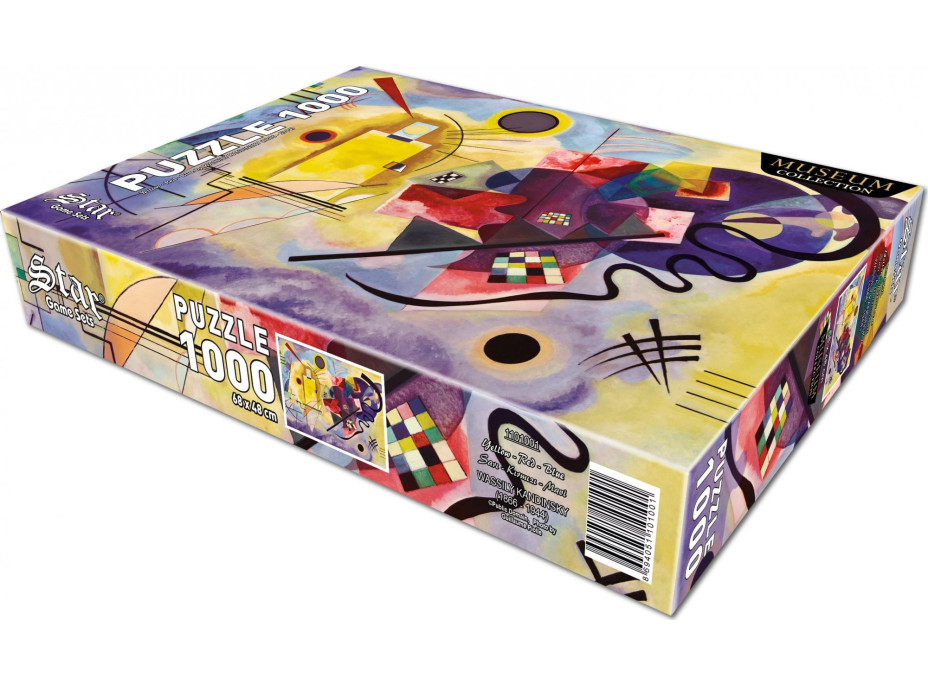 STAR Puzzle Žlutá, červená, modrá 1000 dílků