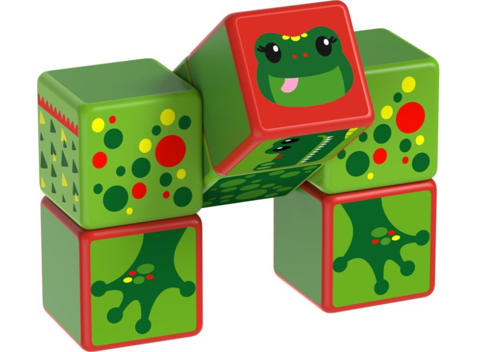 GEOMAG Magnetické kostky Magicube Plazi a obojživelníci