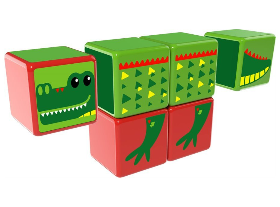 GEOMAG Magnetické kostky Magicube Plazi a obojživelníci
