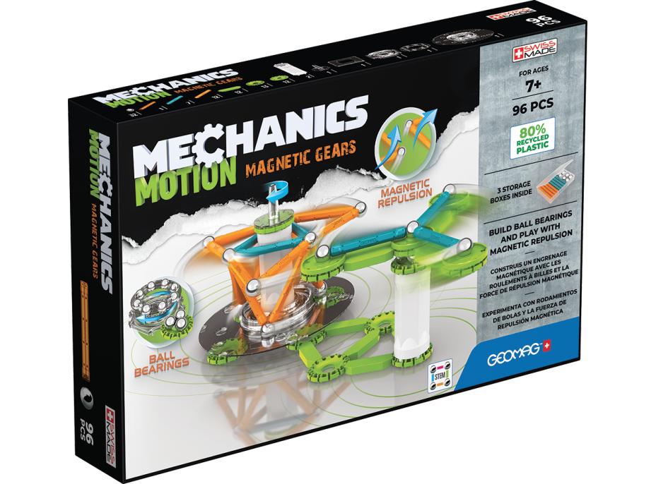 GEOMAG Mechanics Motion Magnetic Gears 96 dílků