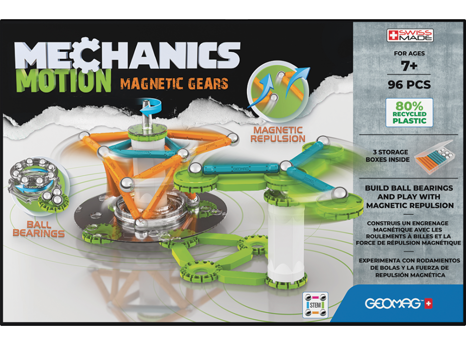 GEOMAG Mechanics Motion Magnetic Gears 96 dílků