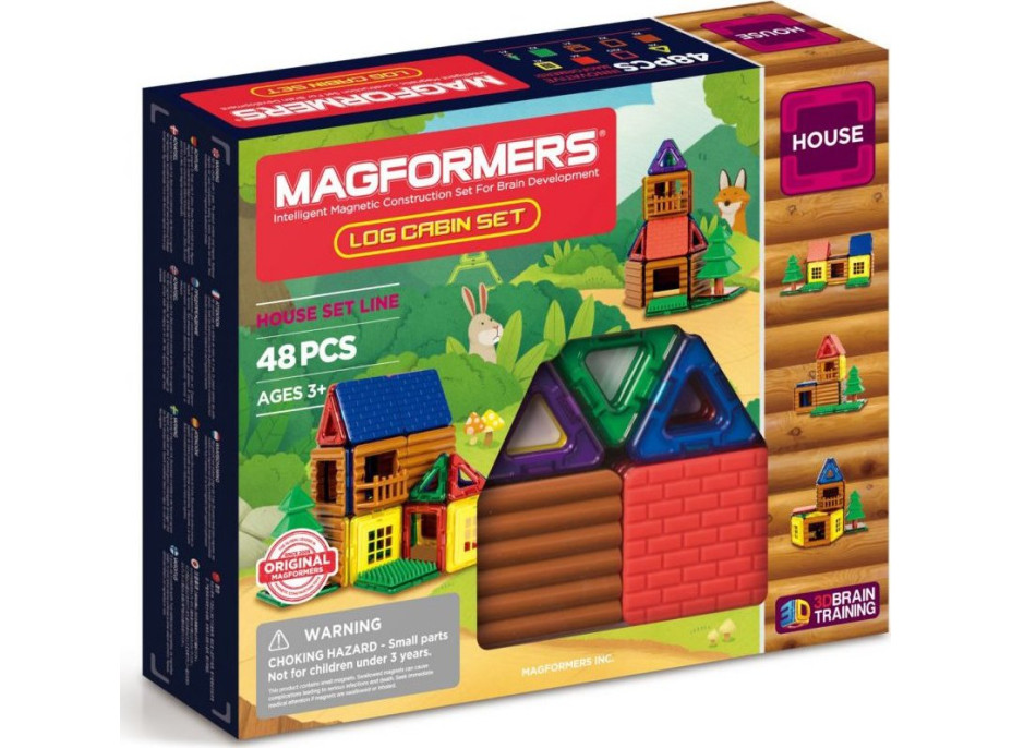 MAGFORMERS Mini srub 48 dílků