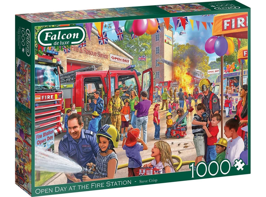 FALCON Puzzle Den otevřených dveří na hasičské stanici 1000 dílků