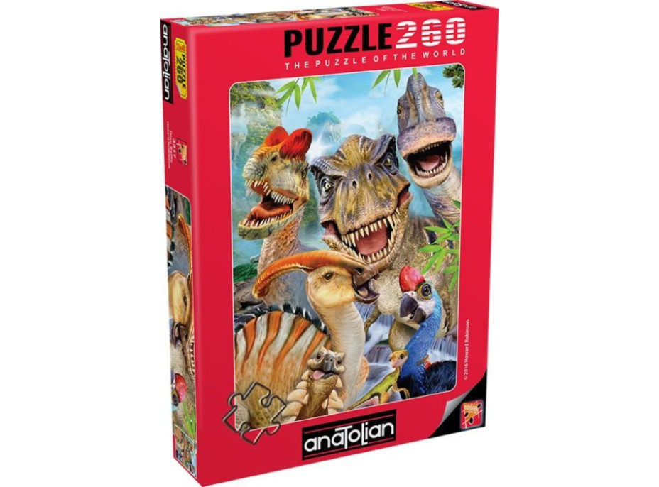 ANATOLIAN Puzzle Dinosauří selfie 260 dílků