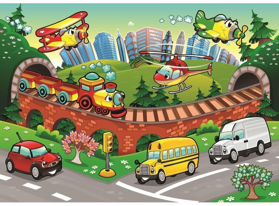 ART PUZZLE Puzzle Doprava 50 dílků
