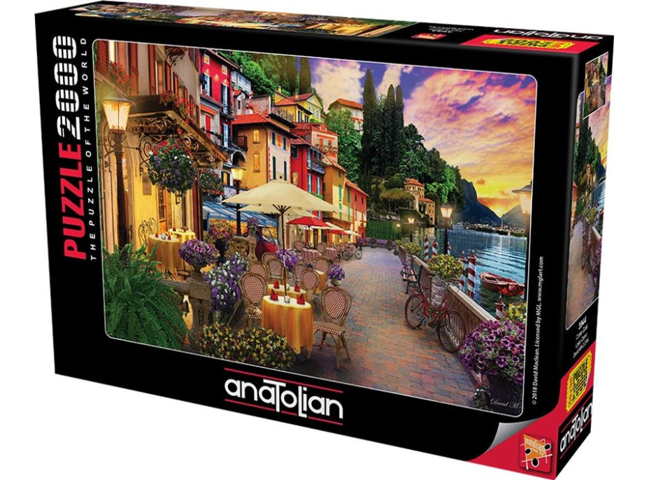 ANATOLIAN Puzzle Jezero Como 2000 dílků