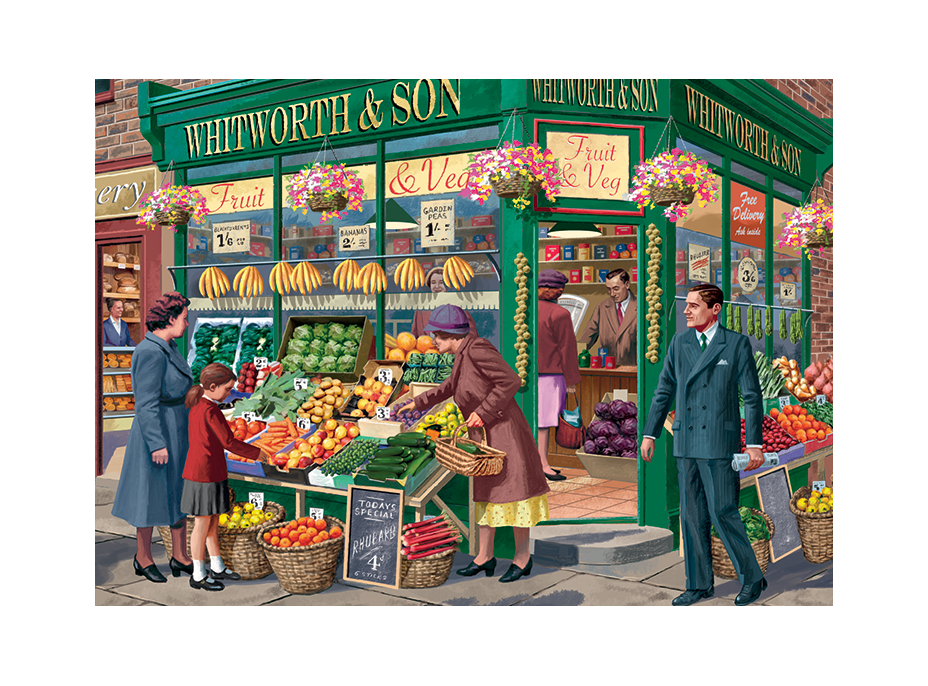 FALCON Puzzle Obchody na nárožích 4x1000 dílků