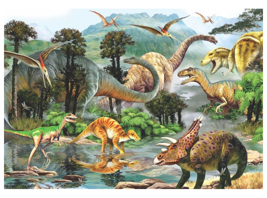 ANATOLIAN Puzzle Svět pravěkých dinosaurů 260 dílků