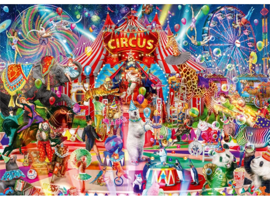 JUMBO Puzzle Noc v cirkuse 5000 dílků